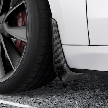 Spigen Tesla Model 3 İçin Karbon Çamurluk Seti - 4 Parça - Siyah