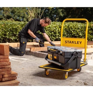 Stanley Profesyonel Paket Taşıma Arabası - 150 Kg Kapasite ve Dayanıklı Çelik