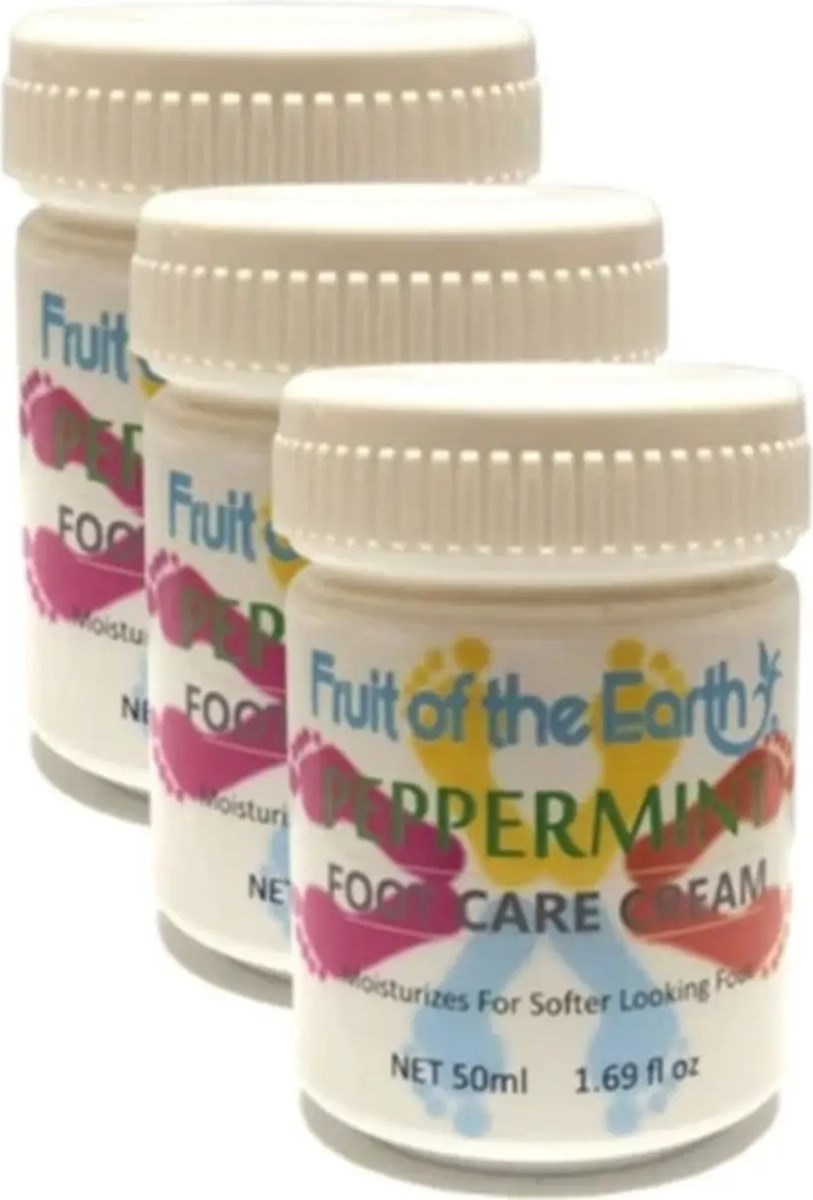 Süper Fruit Of The Earth Ayak Bakım Kremi Nane Ferahlığı ve Kokusu 3 Adet 50 ml