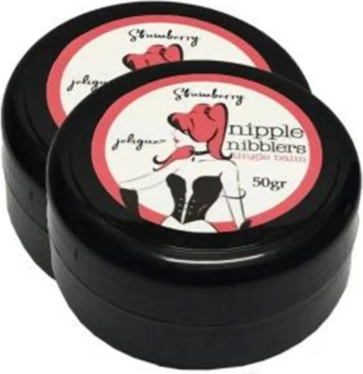 Süper Hintohu Nipple Nibblers Tingle Balm Strawberry Flavored 50ML Çilekli Göğüs Bakım Kremi 2 Adet