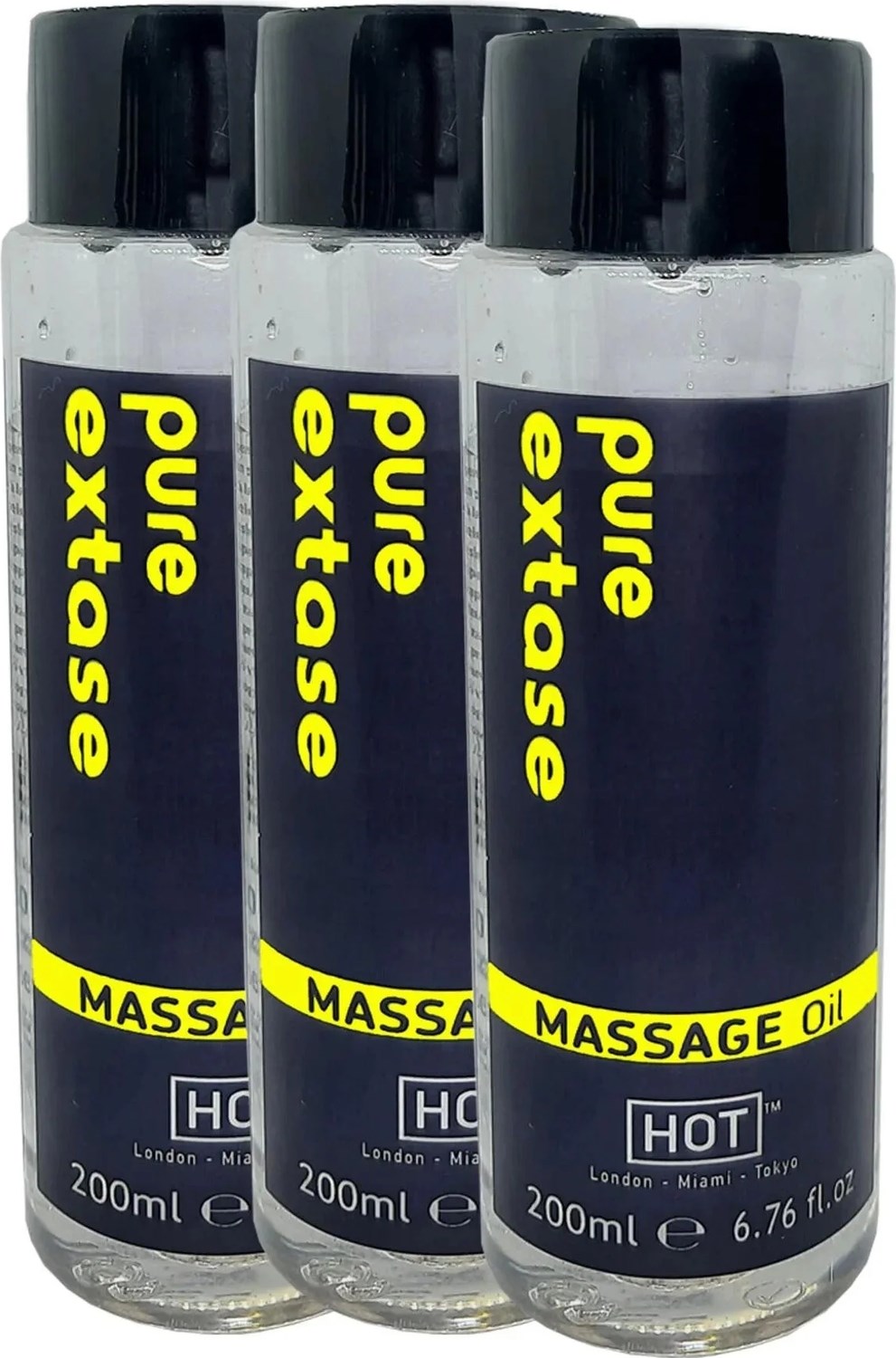 Süper Pure Extase Massage Oil 600 ml Aromalı Masaj Yağı x 3 Adet
