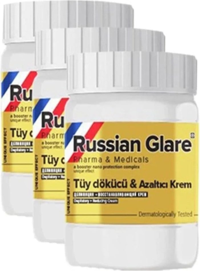 Süper Russıan Glare Tüy Dökücü Azaltıcı Merhem 3 Adet