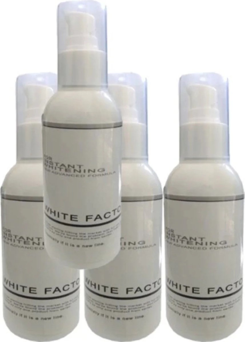 Süper White Factor For Instant Whitening - Krem 120 ml x 4 Adet