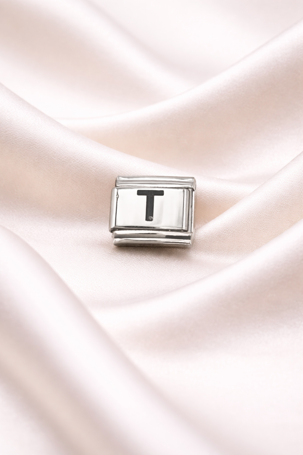 T Harfli Charm | Paslanmaz Çelik Harf Charm | Kişiye Özel Bileklik Aksesuarı