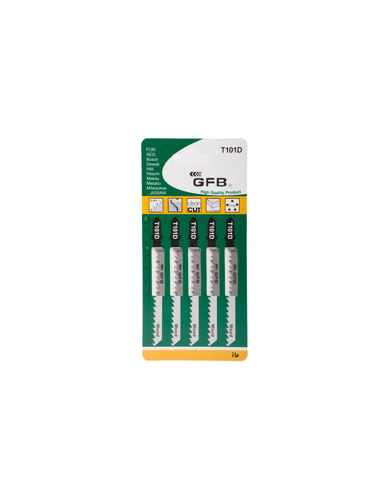 T101D Ahşap Dekupaj Testere Ağzı GFB2242 (5'li Paket)