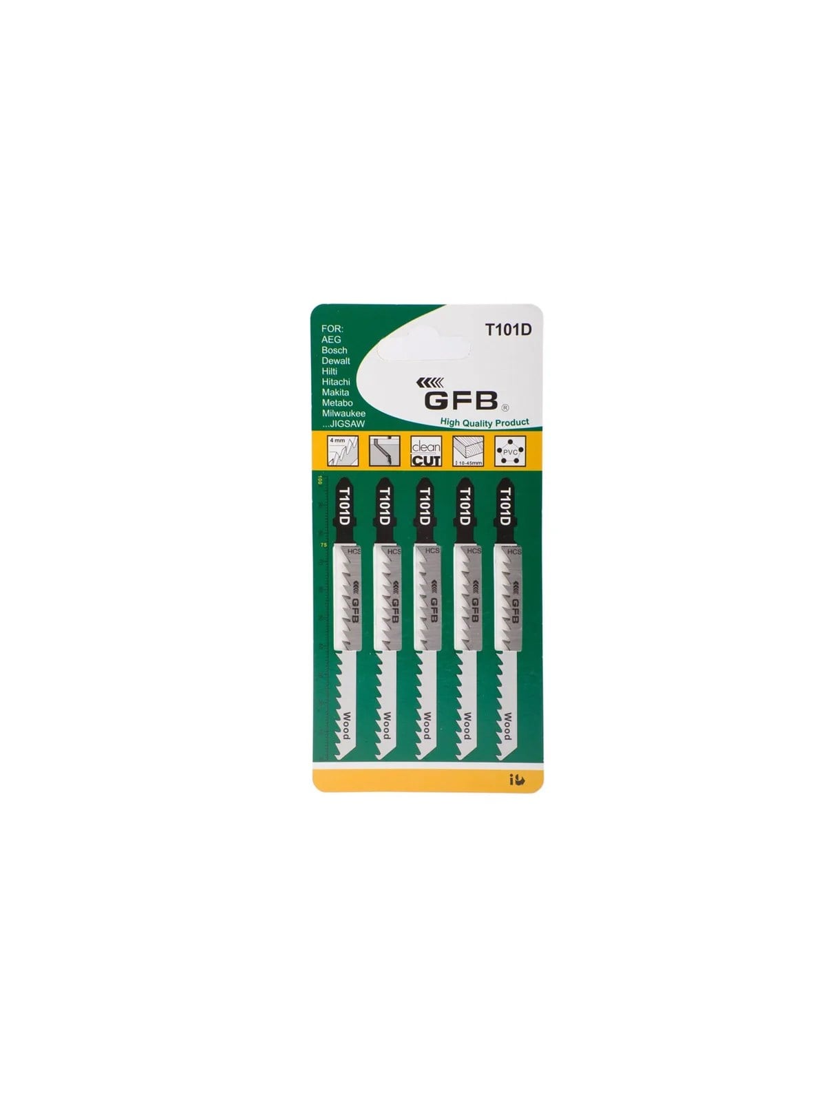 T101D Ahşap Dekupaj Testere Ağzı GFB2242 (5'li Paket)