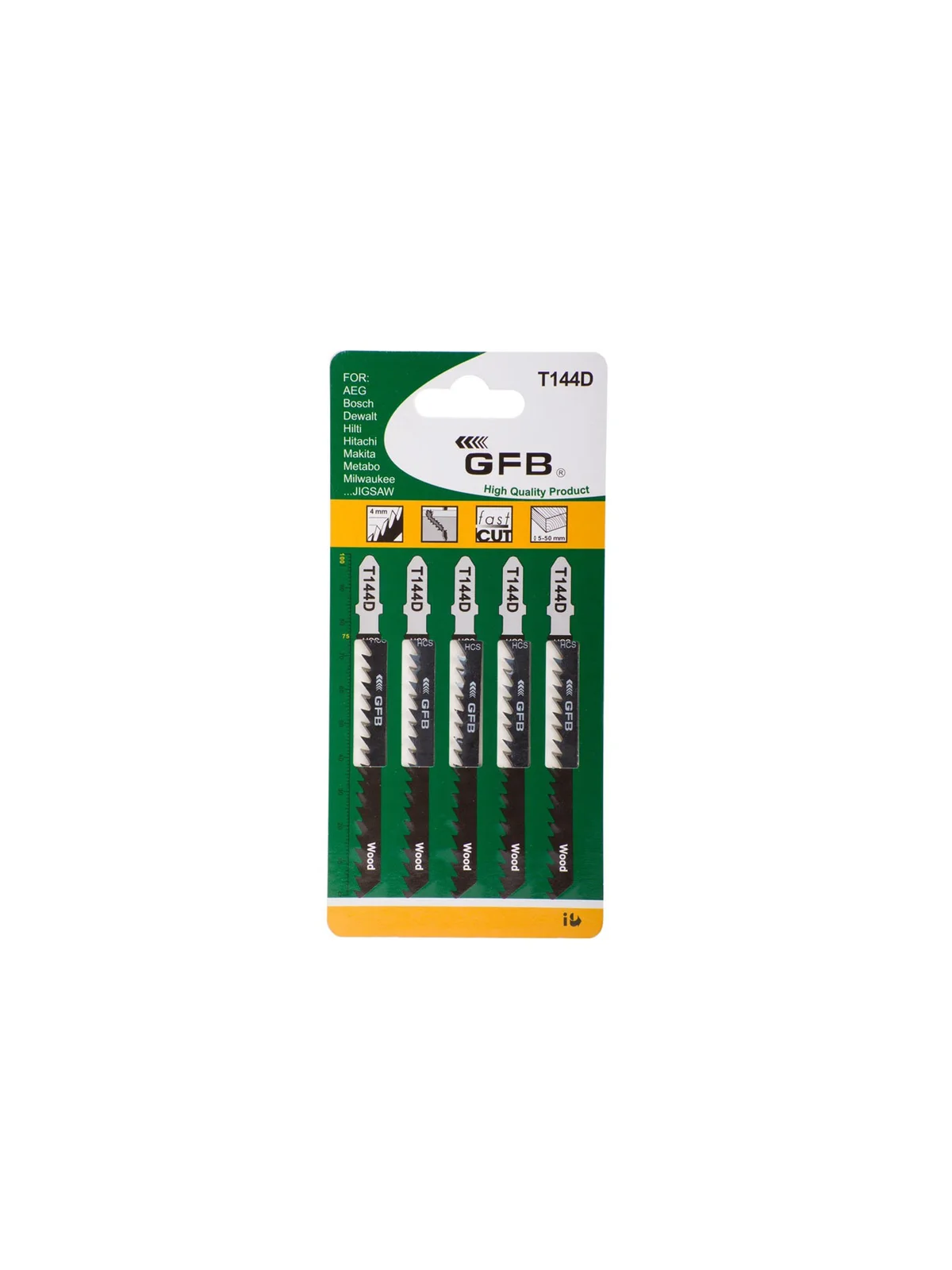 T144D Ahşap Dekupaj Testere Ağzı GFB2240 (5'li Paket)