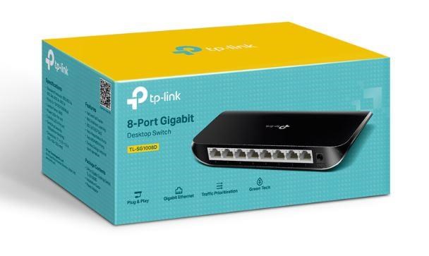 TL-SG1008D 8 PORT GIGABIT PLASTİK KASA SWITCH
