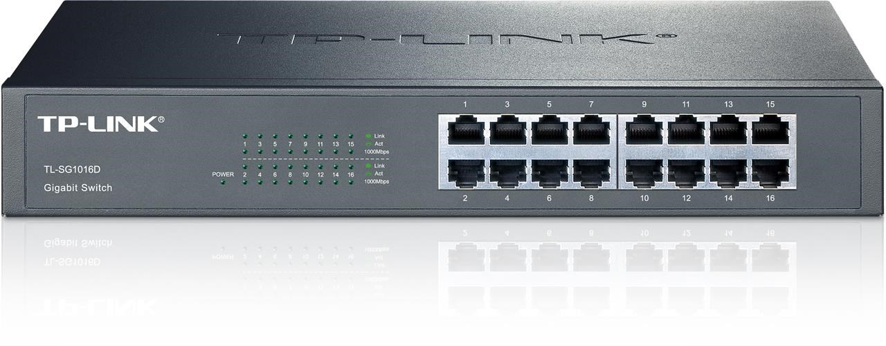 TL-SG1016D 16 PORT GIGABIT DESKTOP RACKMOUNT SWITCH