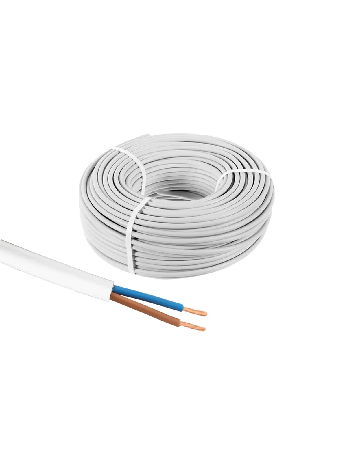 TTR Kablo Beyaz 2x1.5 mm H05VV-F