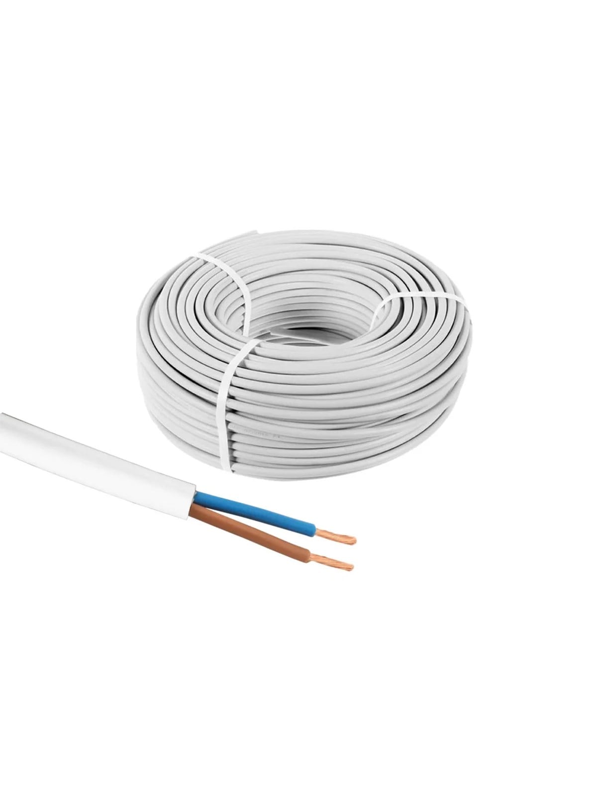 TTR Kablo Beyaz 2x1.5 mm H05VV-F