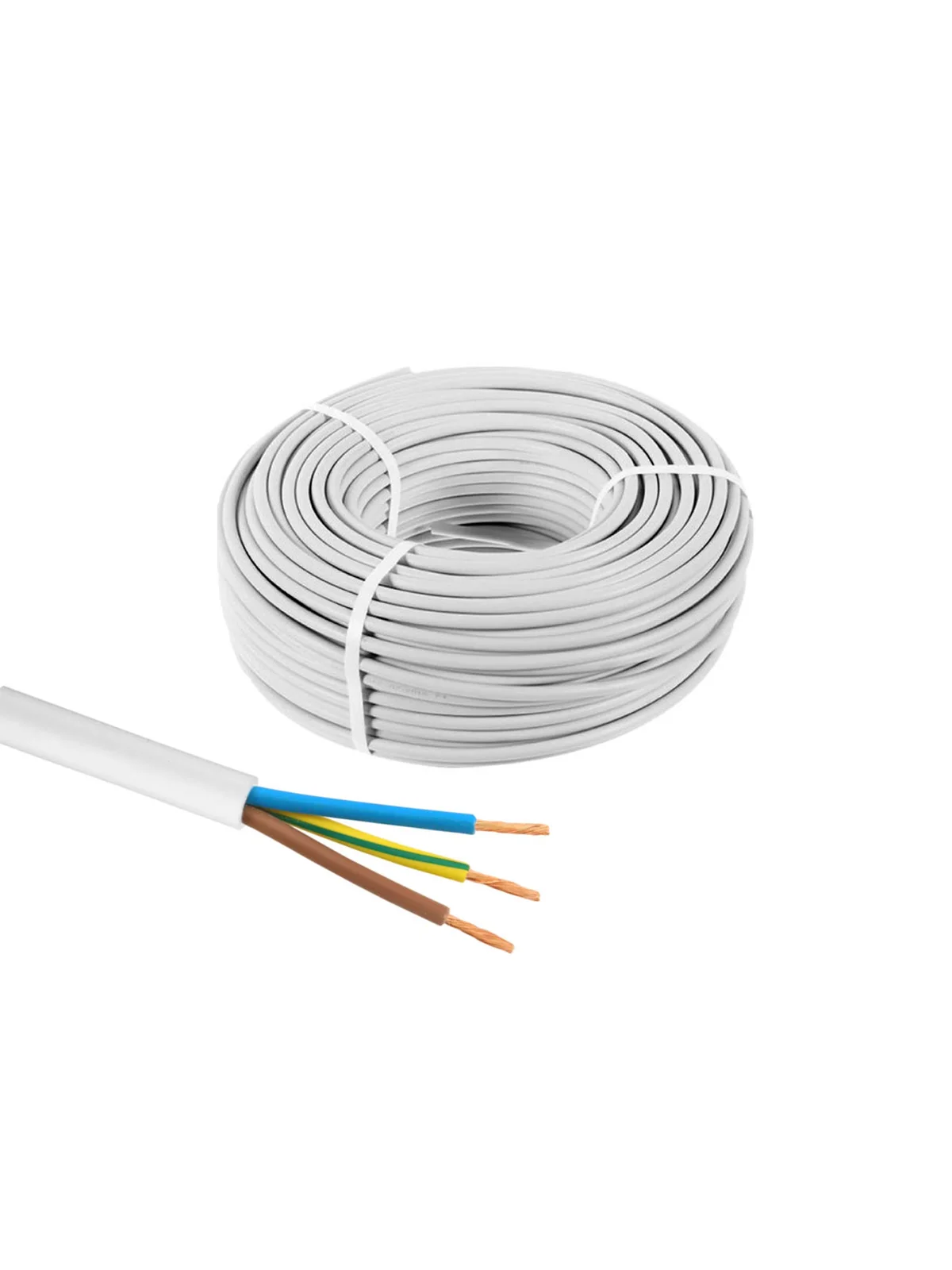 TTR Kablo Beyaz 3x2.5 mm H05VV-F