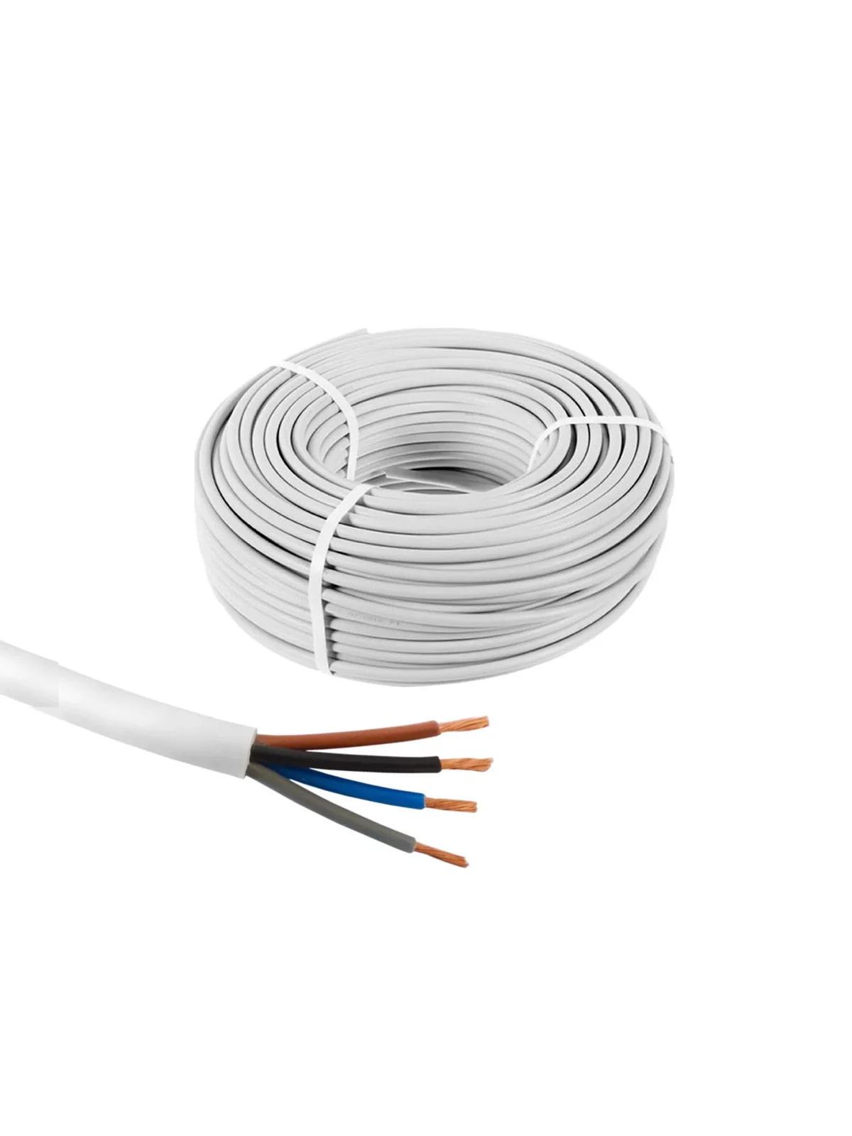 TTR Kablo Beyaz 4x1.5 mm H05VV-F