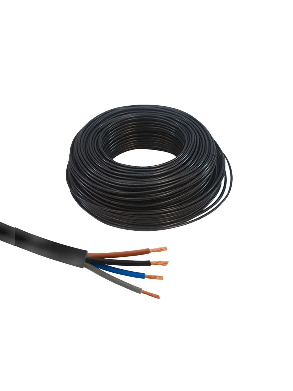 TTR Kablo Siyah 4x6 mm H05VV-F