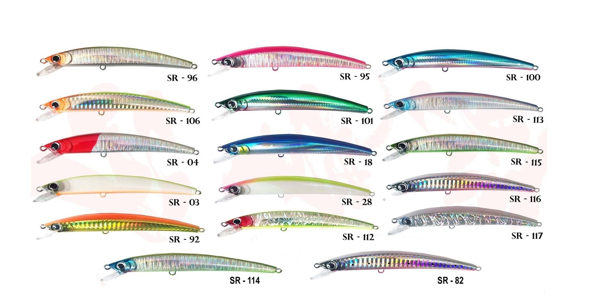 TURKO SARGAN 110F 14gr RAPALA MAKET BALIK - RENK KODLARI - SR-116