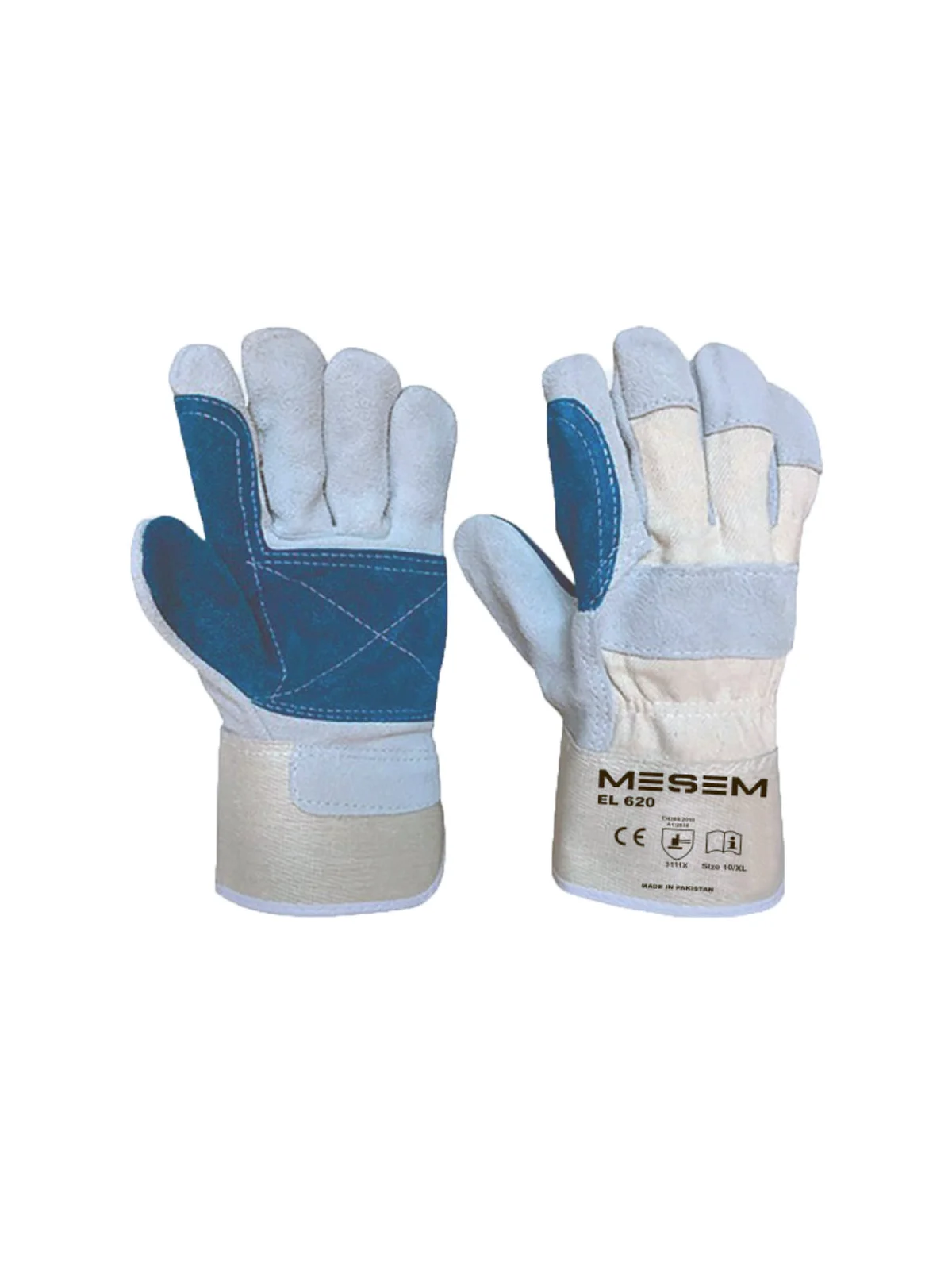Takviyeli Deri İş Eldiveni NO:10 MES EL620