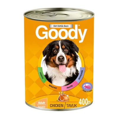 Tavuklu Yetişkin Köpek Konservesi 6 Adet 400 Gr