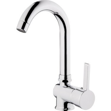 Tek Gövde Krom Lavabo Bataryası, Pirinç Malzeme