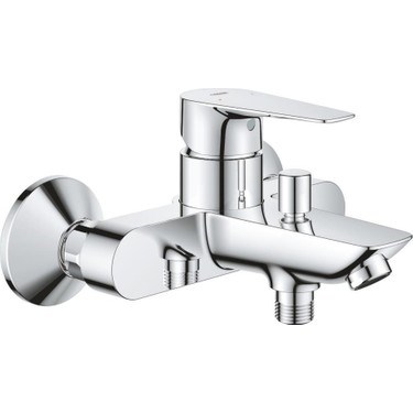 Tek Kumandalı Krom Renkli Banyo Bataryası, Pirinç