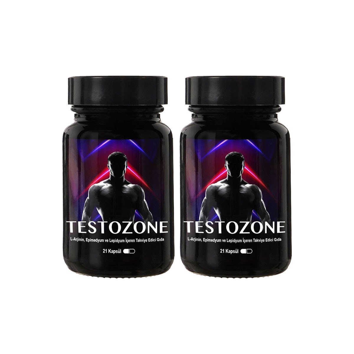 Testozone 2 Kutu Erkeklere Özel L-Argininli Lepidyumlu 21Li Formül