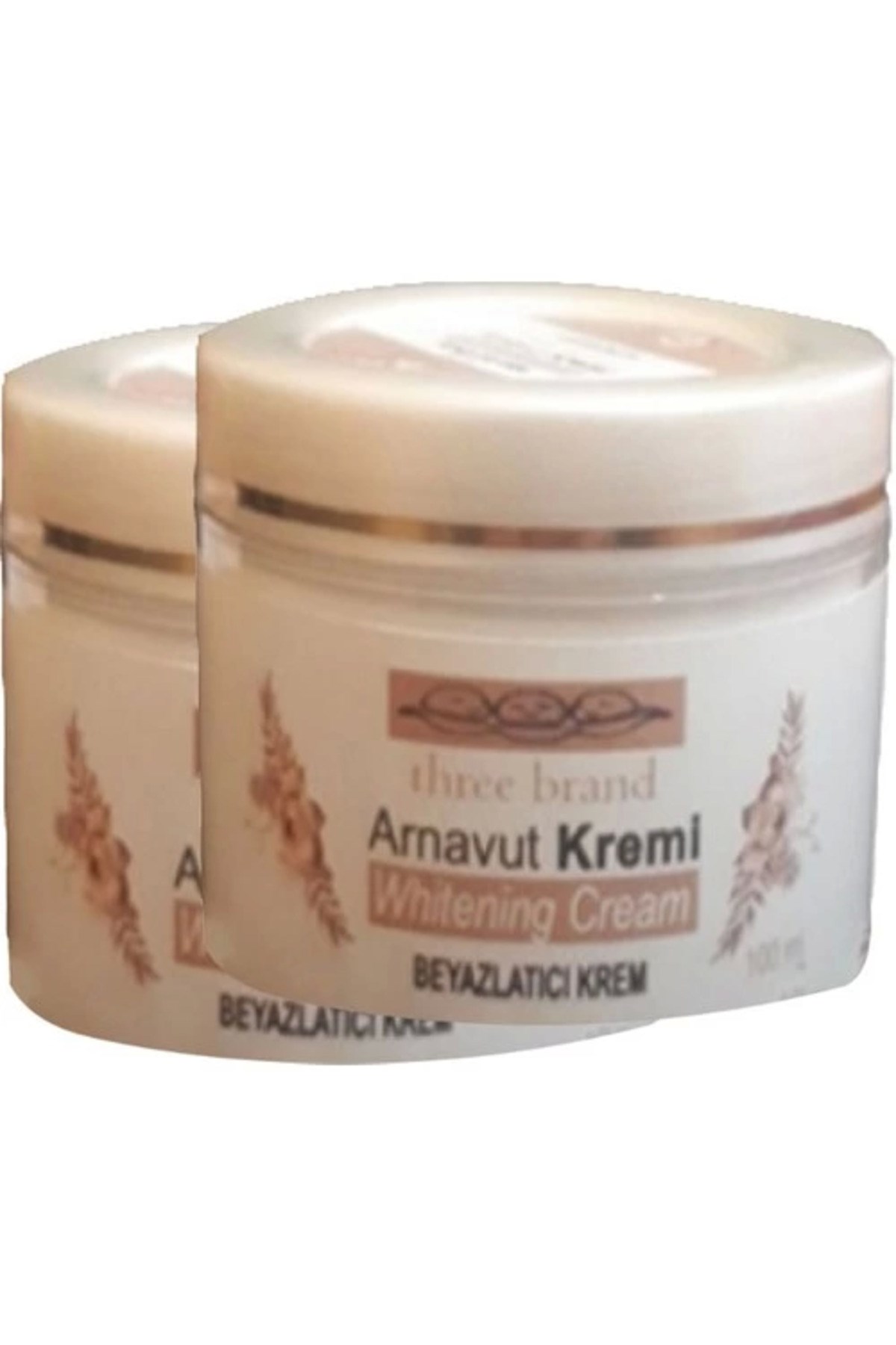 Three Brand Arnavut Kremi 2li Adet Whitens Cream Tüm Bölge Aklık Kremi 100 ml