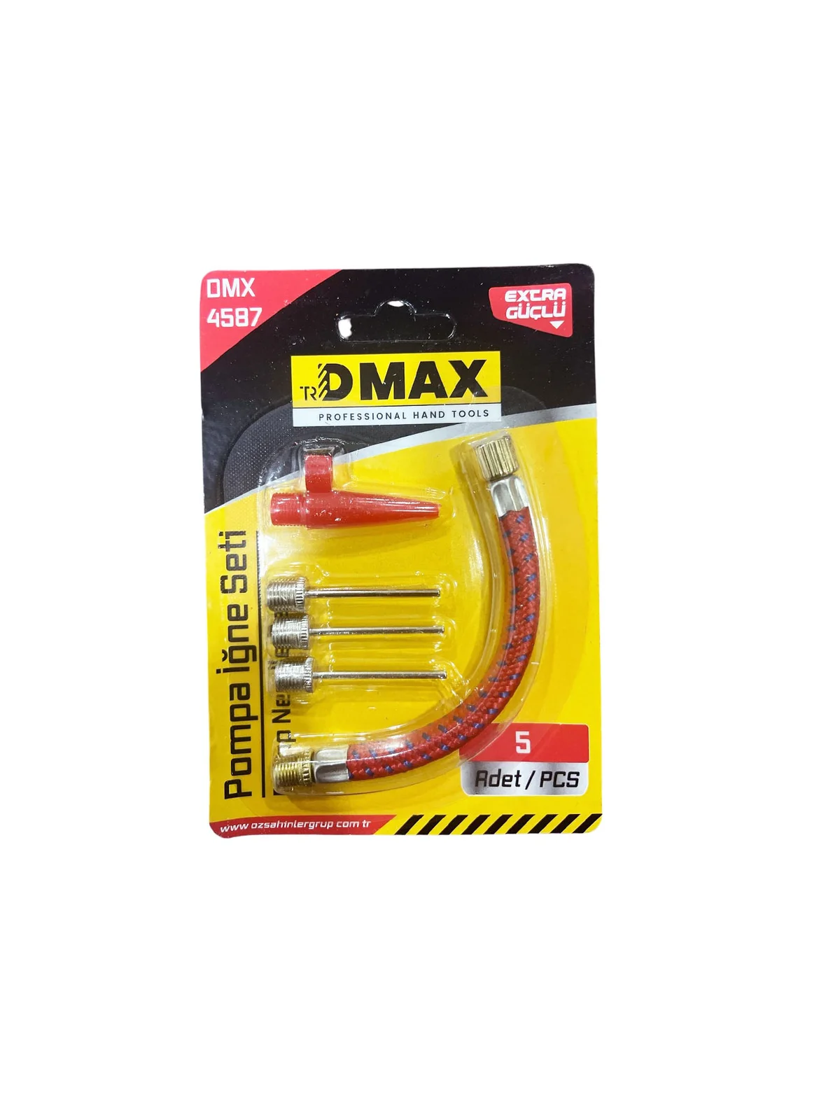 Top Şişirme İğne Pompa Hortum Seti 5 Parça DMX4587