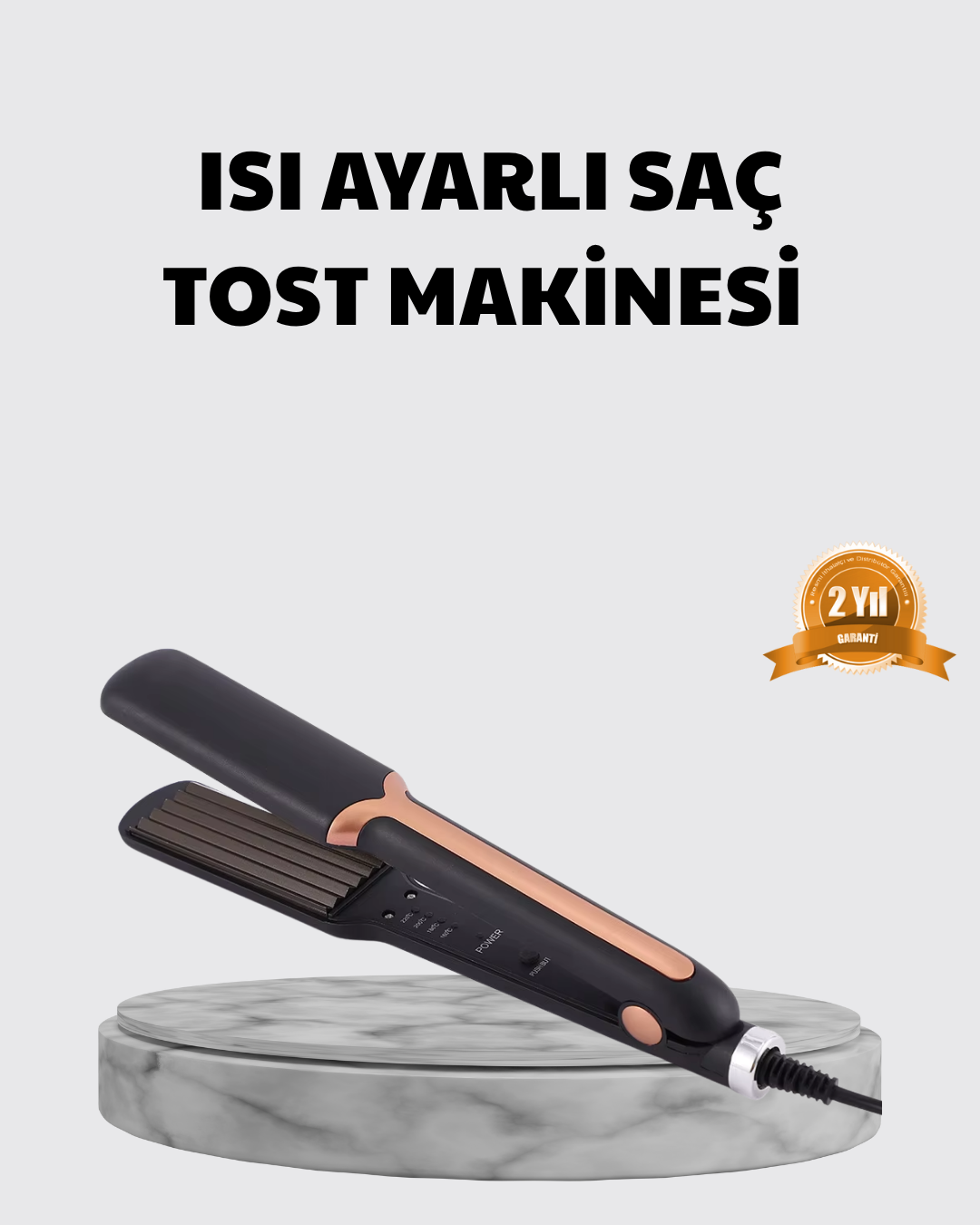 Tost Model Saç Şekillendirici Hızlı Isınan Isı Ayarlı
