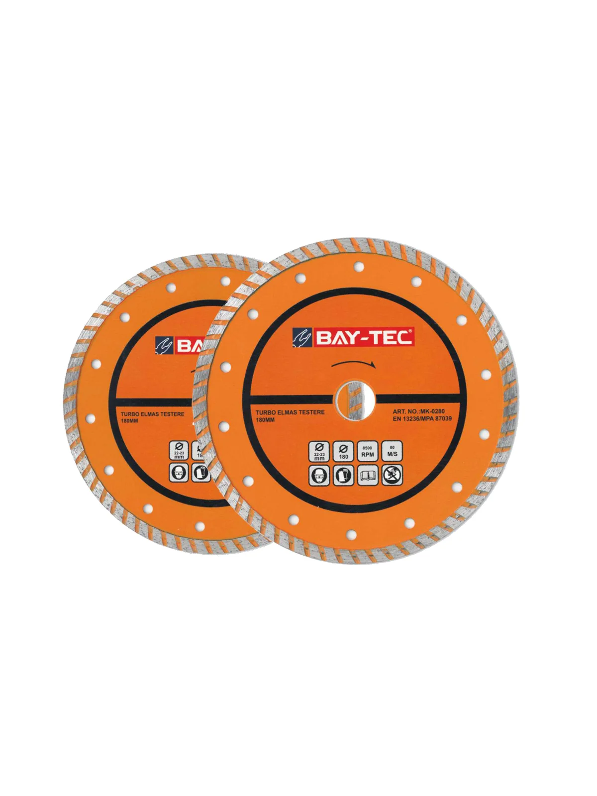 Turbo Elmas Beton Testere 180 mm MK0280