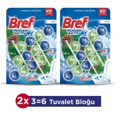 Tuvalet Bloğu 2'li Çam Kokulu Etkili Temizlik Ürünü