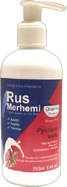 Tüylere Krem Glgn 250 ml Ceviz Sütlü & Cevizli Rusmerhemi LUST925000028