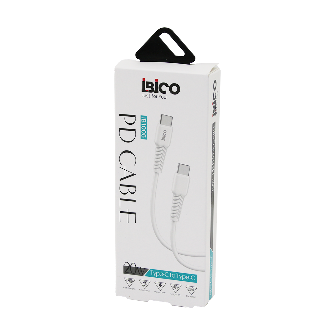 Type-C to Type-C Hızlı Şarj ve Data Kablosu 1m 20W 3.4A