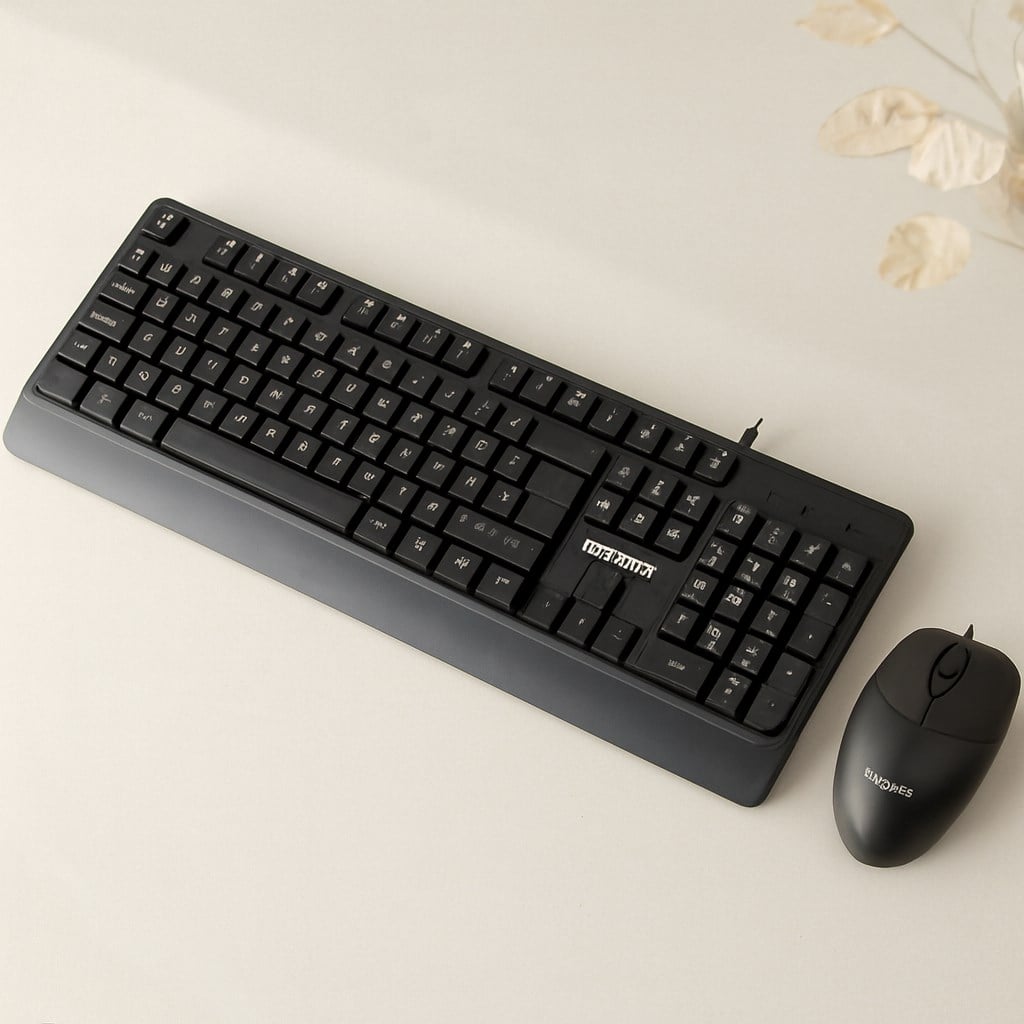 USB Kablolu Q Klavye & 1200 DPI Mouse Seti