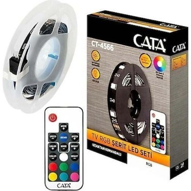 Uzaktan Kumandalı RGB LED Şerit Seti, TV Arkası Aydınlatma için Uygun