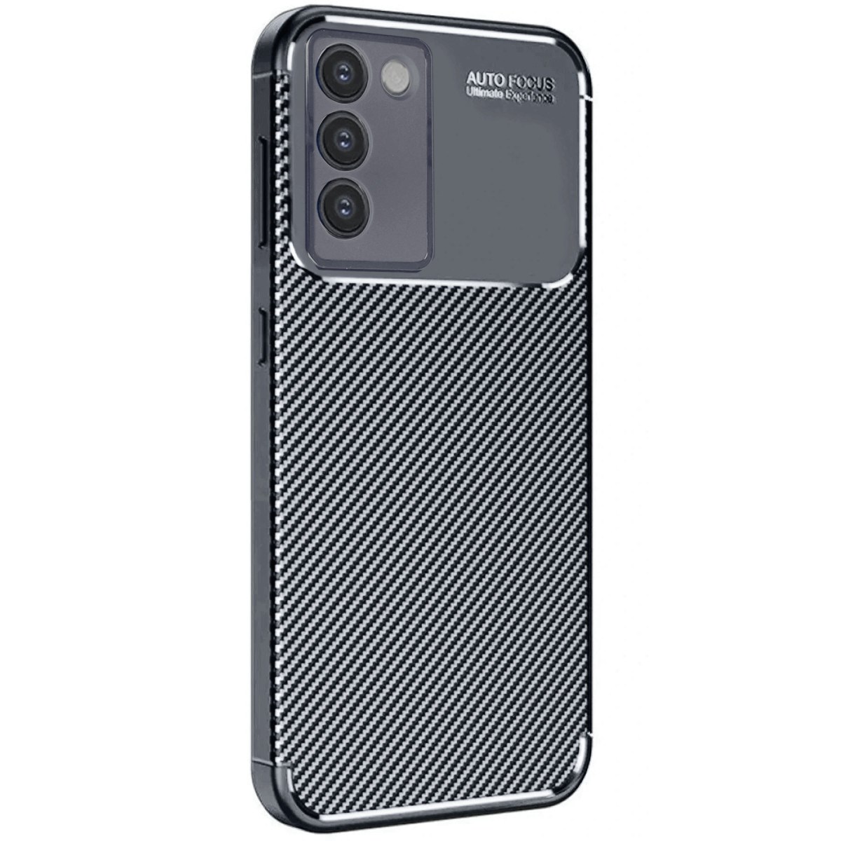 V30 Lite 4G Kılıf Auto Focus Karbon Kapak - Siyah