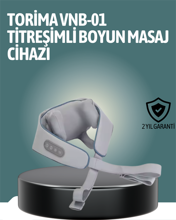 VNB-01 Şarjlı Isıtmalı Boyun ve Omuz Masaj Cihazı