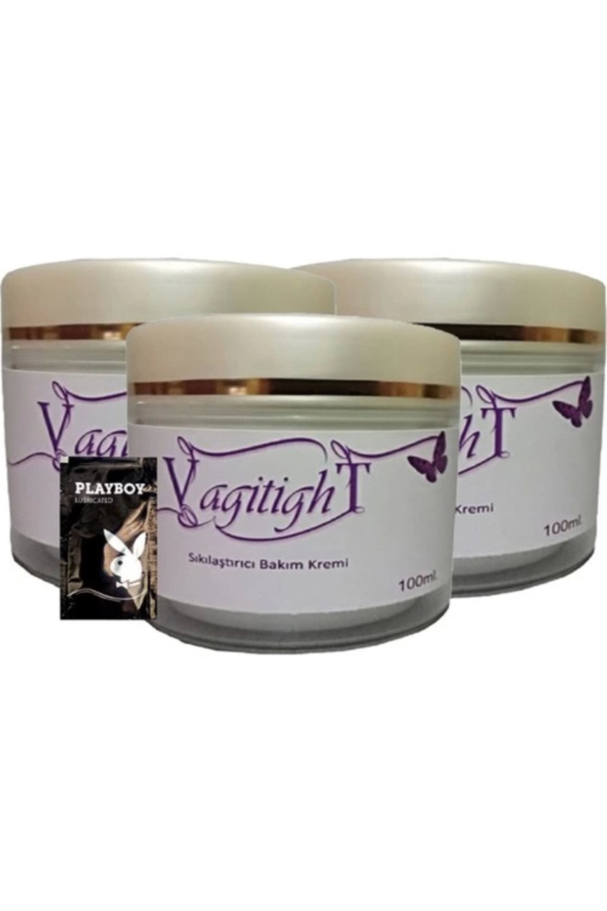 Vagitight 3lü Adet Kadınlara Özel Pres Kremi 100 ml + 1 Adet Jel Hediye