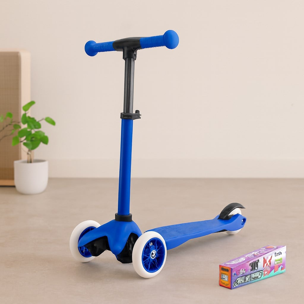 Vintage Çocuk Scooter - Ayarlı 55?71 cm, 40 kg Taşıma