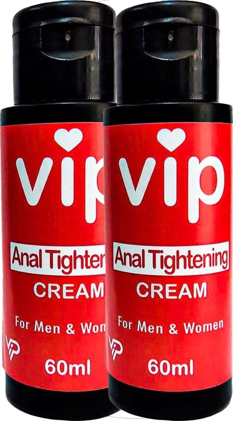 Vip Analtightening Cream 2 Adet Hem Kadın Hem Erkekler Için Analdaraltıcı Sıkılaştırıcıkrem 60 ml