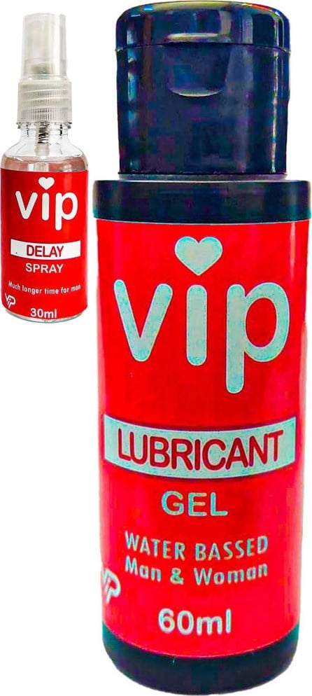Vip Kadın ve Erkekler Için Lubricantgel Yanında Erkeklere Geciktiricisprey