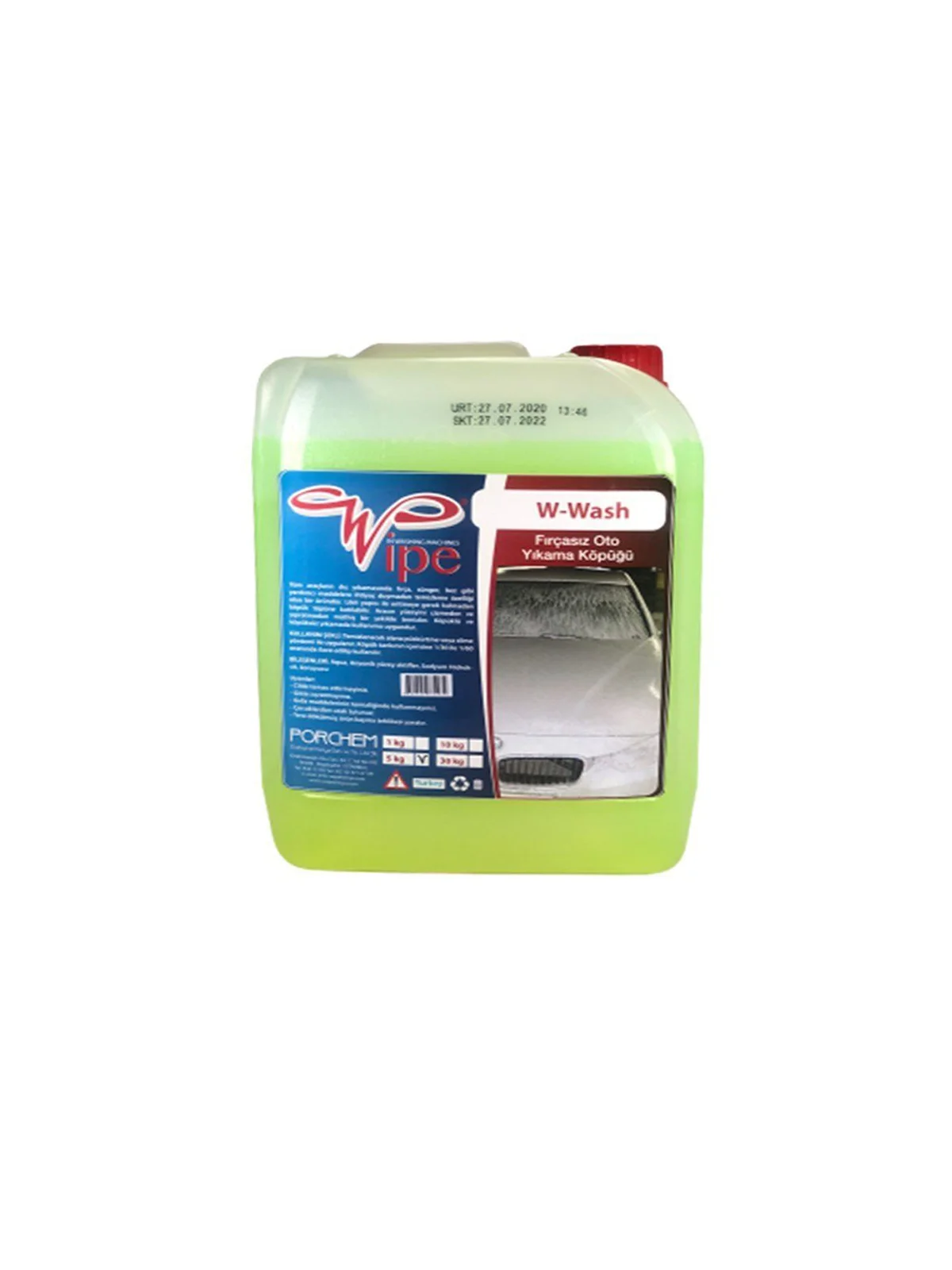 W-Wash Fırçasız Oto Yıkama Köpüğü 5 Kg