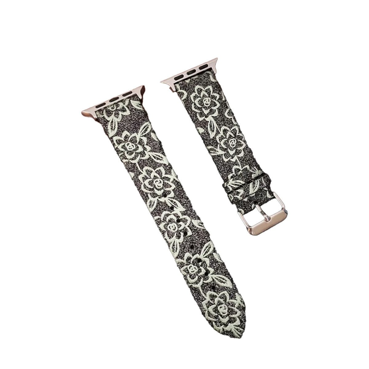 Watch 42mm Creeper Desenli Kordon - Siyah
