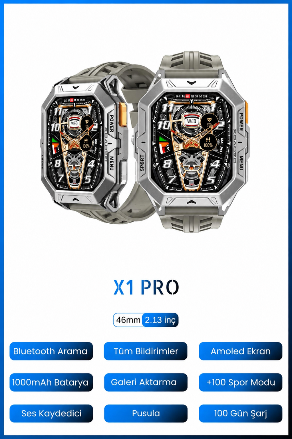 X1 Pro Akıllı Saat