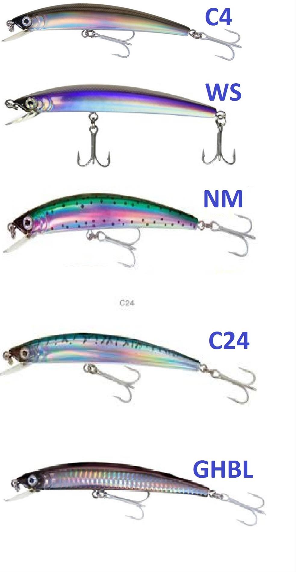 YOZURI CRYSTAL MINNOW SINKING F10 110MM - RENK KODLARI - NM