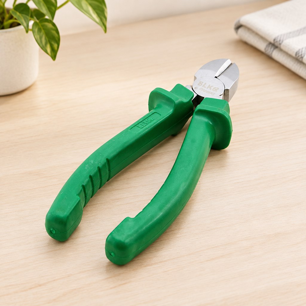 Yan Keski 160 mm Saplı Yeşil