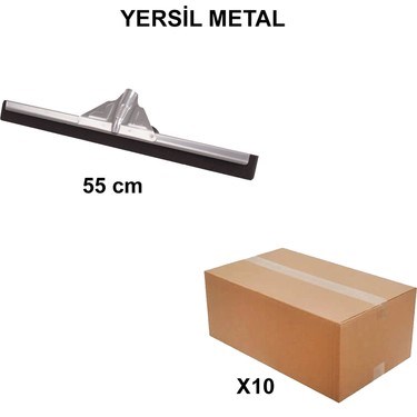 Yersil Metal Fırça 55 cm - 10 Adet Toptan