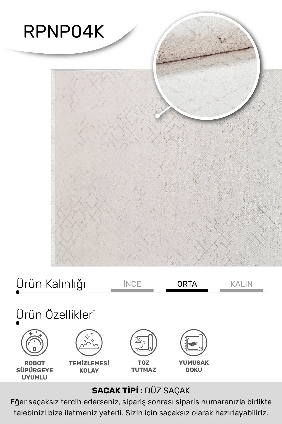YoudayHomeCollection BONAPARTE Model Oturma Odası Halısı