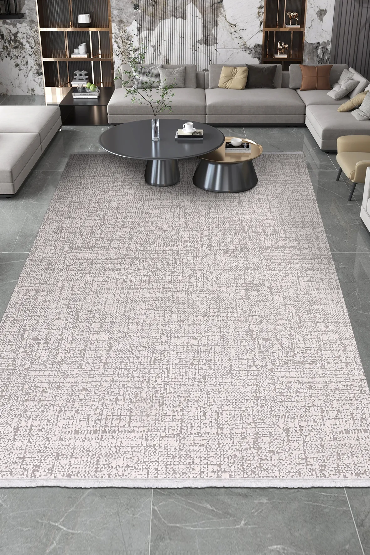 YoudayHomeCollection ROXSTONE Model Oturma Odası Halısı