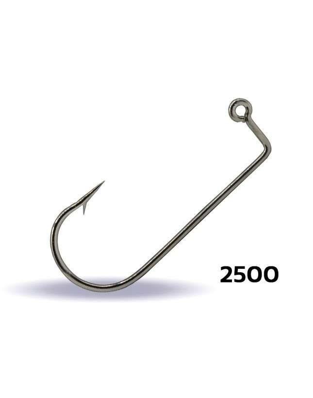 Youvella 2500 Jig Head İğnesi Delikli Uzun 100lü Kutu Nikel - NO-2-0