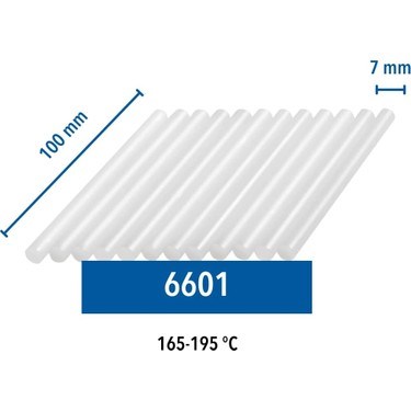 Yüksek Isı Tutkal Çubuğu, 12 Adet, 100 mm Uzunluk