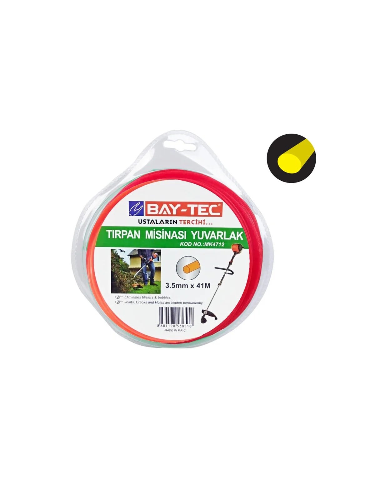 Yuvarlak Tırpan Misinası 3.5 mm x 41 mt MK4712